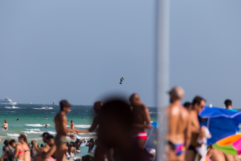 I swear I was taking a picture of the hoverboard guy